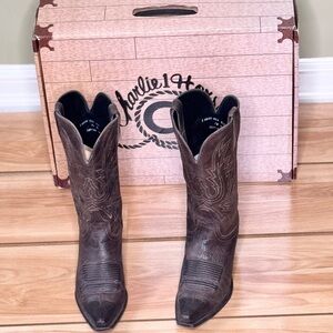 *New Price* Charlie 1 Horse/Lucchese Mad Dog Calf High Cowboy Western Boots Sz 7